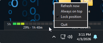 Windows Usage Tracker screenshot 2